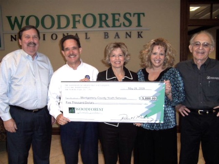Woodforest Charitable Foundation Gives $5,000 Contribution to Montgomery