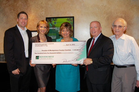U.S. Congressman Kevin Brady presented donations totaling $245,000 to 27 non-profits