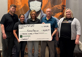Feeding America- Kentucky’s Heartland recently received a $6,070.00 donation from WCF.