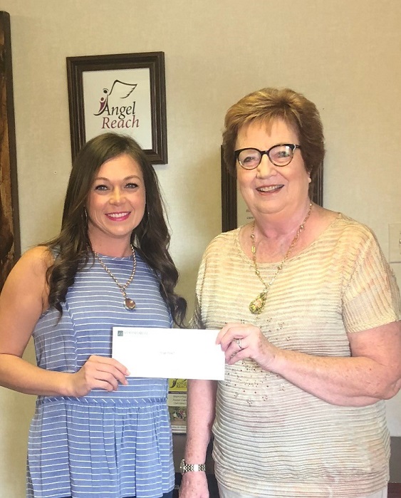 Angel Reach received a $10,000 donation from WCF.