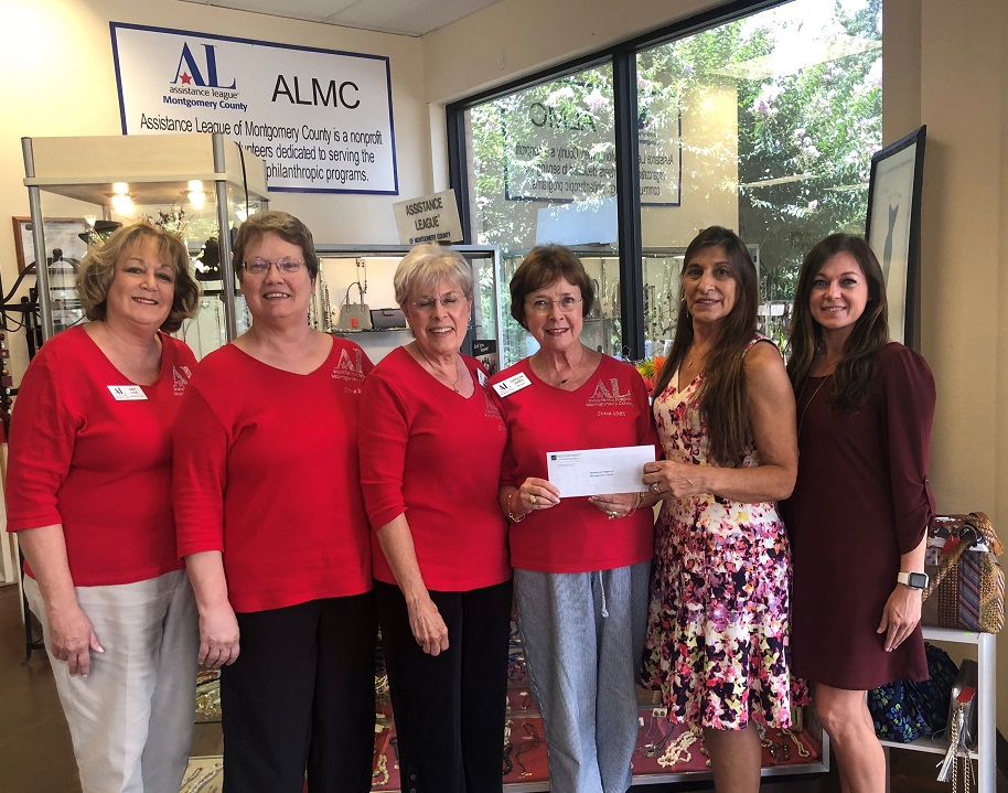 Assistance League of Montgomery County received a $30,000 donation from WCF.