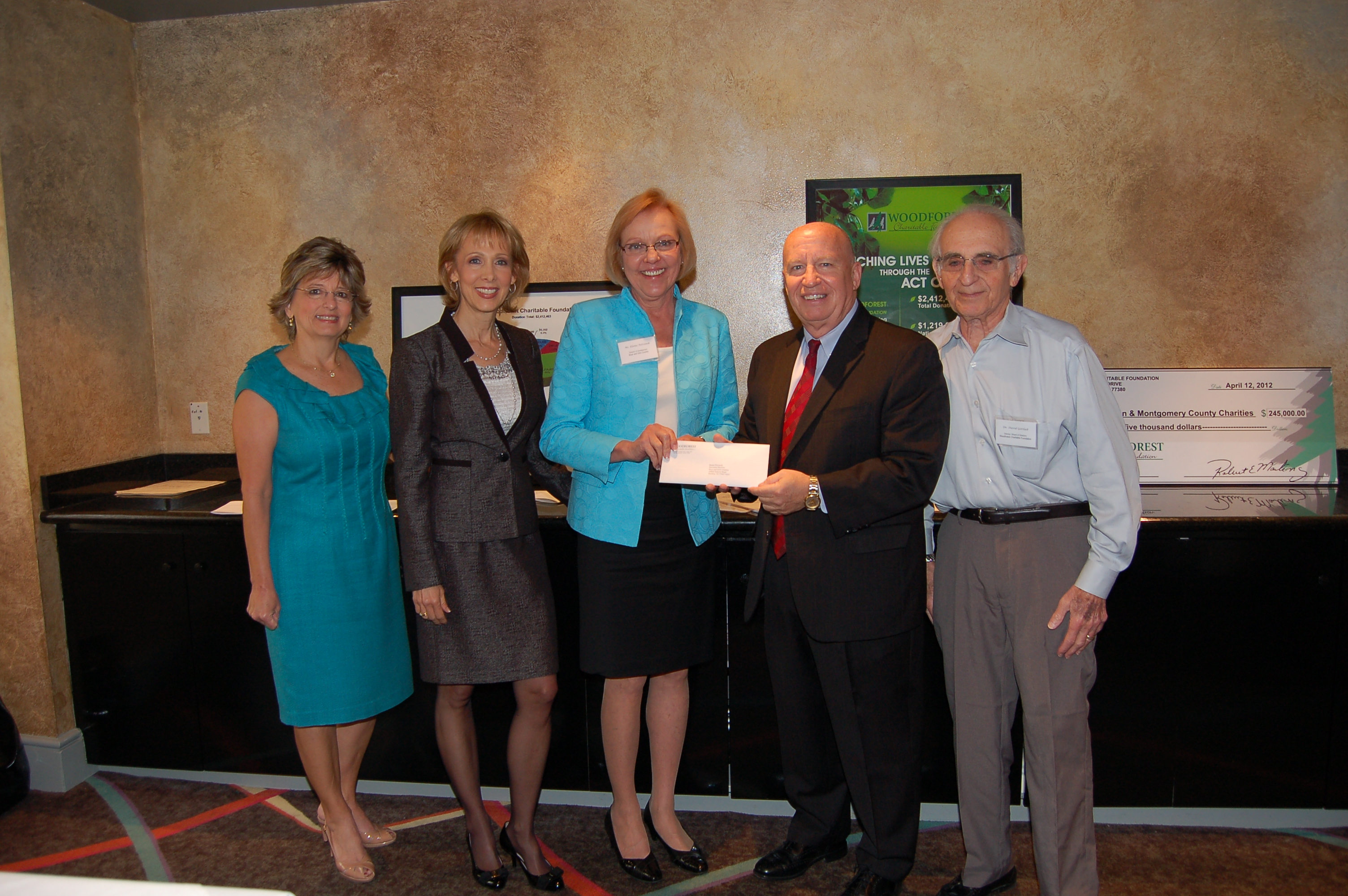 Boy’s and Girl’s Country receives $27,500 donation from Woodforest Charitable Foundation.