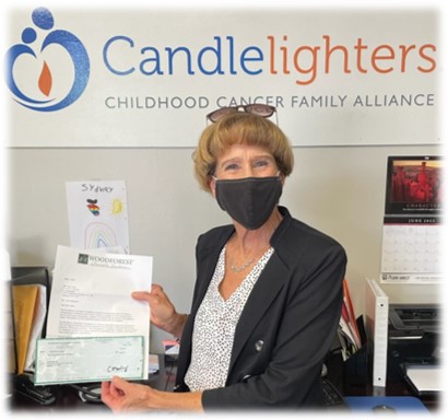 Candlelighters recently received a $2,000 donation from WCF.