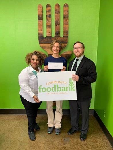 Community Food Bank of Central Alabama recieved $6,800 from WCF.