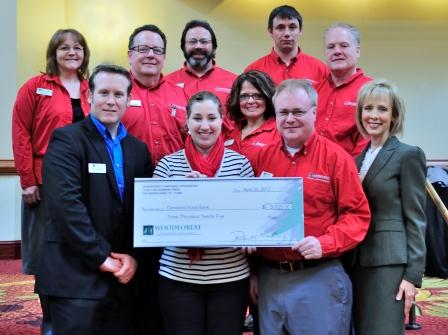 Cleveland Food Bank receieves $3,025 donation from Woodforest Charitable Foundation.