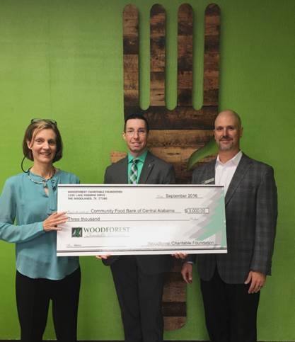 Community Food Bank of Central Alabama received $3,000 fom WCF