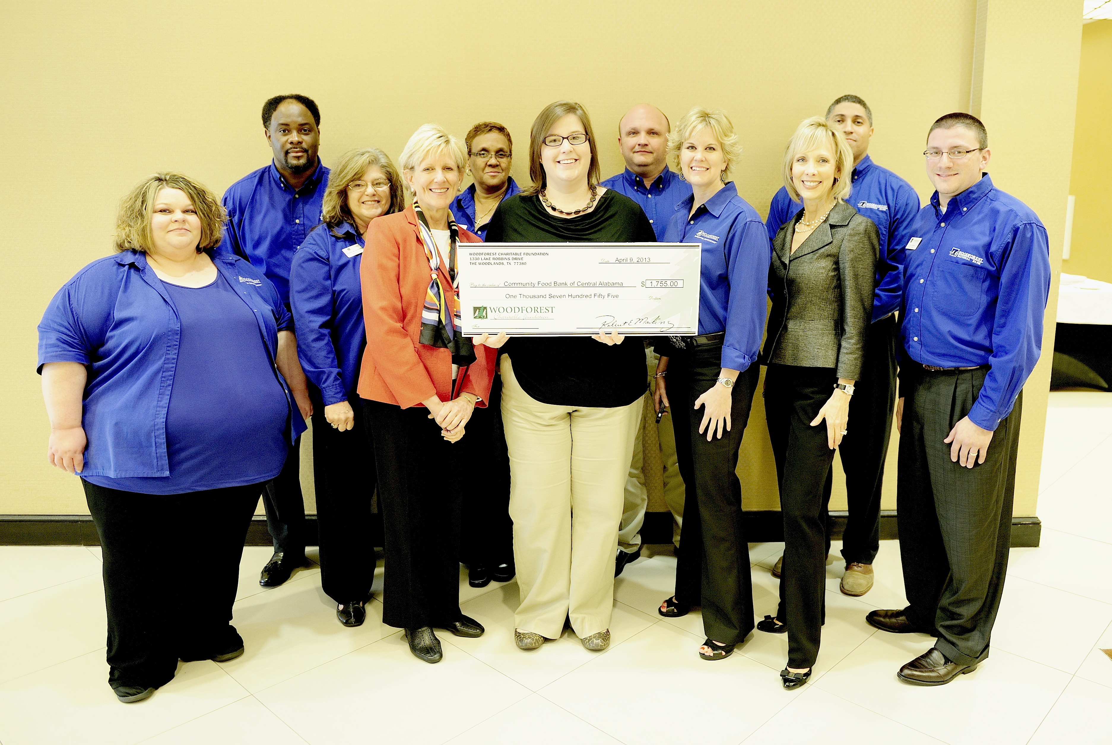 Community Food Bank of Central Alabama receives $1,755 donation from WCF.