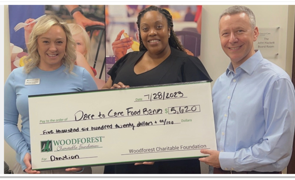 Dare to Care Food Bank received a donation from WCF.
