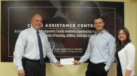 Crisis Assistance Center recently received a $48,000 donation from WCF