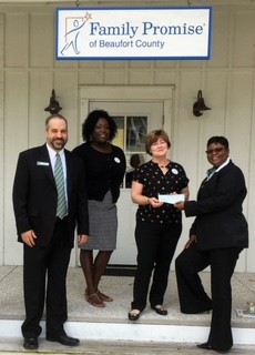 Family Promise of Beaufort County received a $500 donation from WCF.