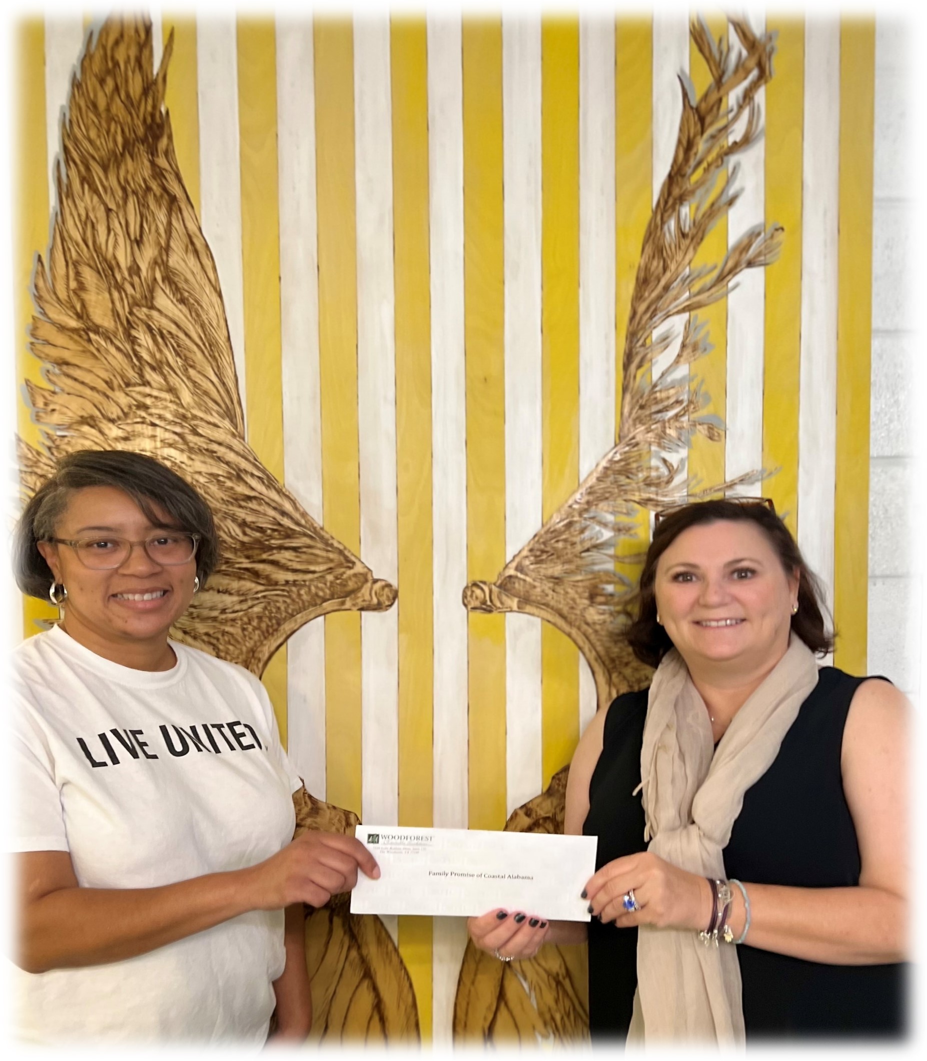 Family Promise of Coastal Alabama received a donation from WCF.