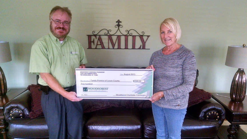 Family Promise of Lorain County received $500 from WCF.