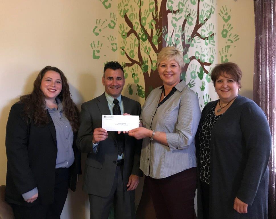 Family Promise of Southwest Pittsburgh received a $1,000 donation from WCF.