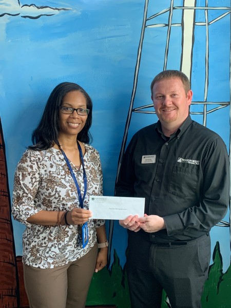 Families Moving Forward recently received a $500.00 donation from WCF.