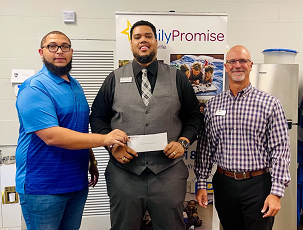 Family Promise of Jacksonville recently received a $1,400.00 donation from WCF.