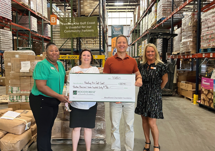 Feeding the Gulf Coast received a donation from WCF.