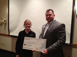 Food Bank of the Southern Tier receives $265 donation from Woodforest Charitable Foundation.