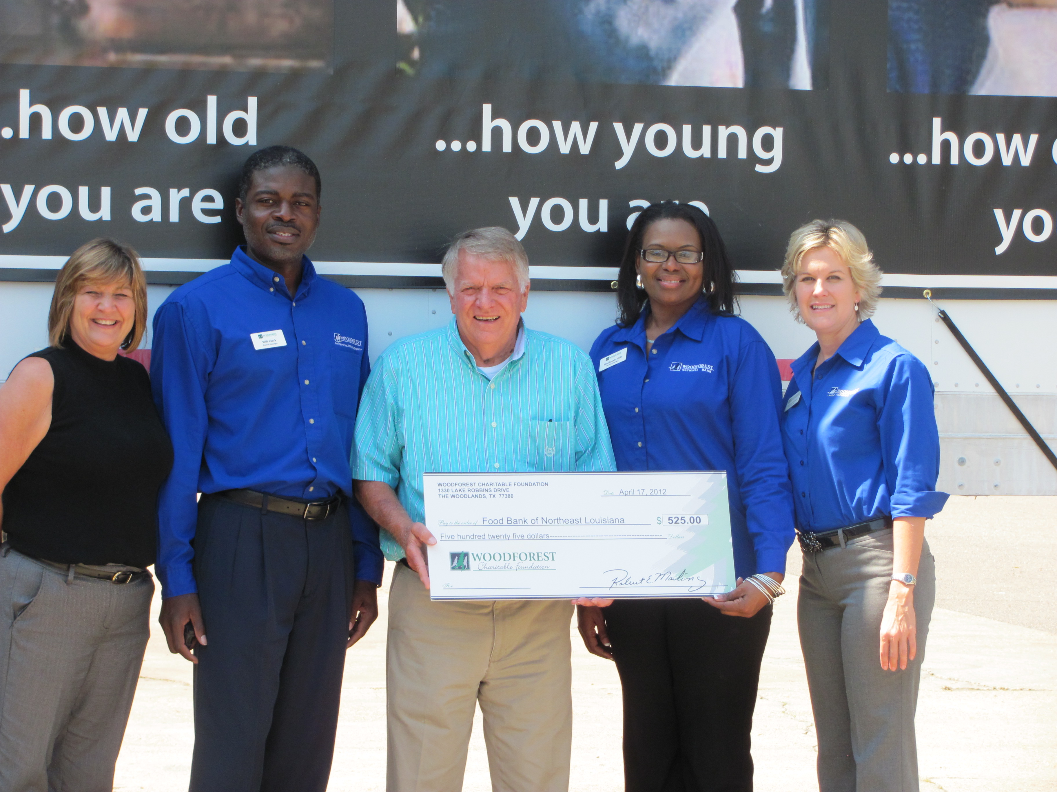 Food Bank of Northeast Louisiana receives $525 donation from WCF.