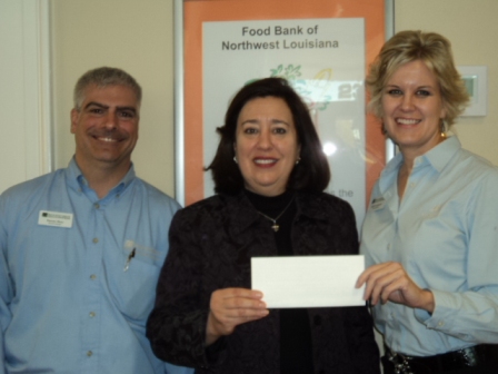 Food Bank of Northwest Louisiana Receives $200 Donation