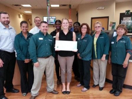 Foodlink, Inc. receives $2,745 donation from Woodforest Charitable Foundation.