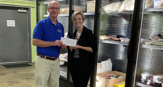 Fredericksburg Area Food Bank received a donation from WCF.