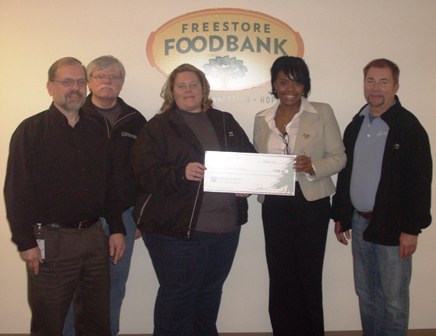 Freestore Food Bank Receives $550 Donation