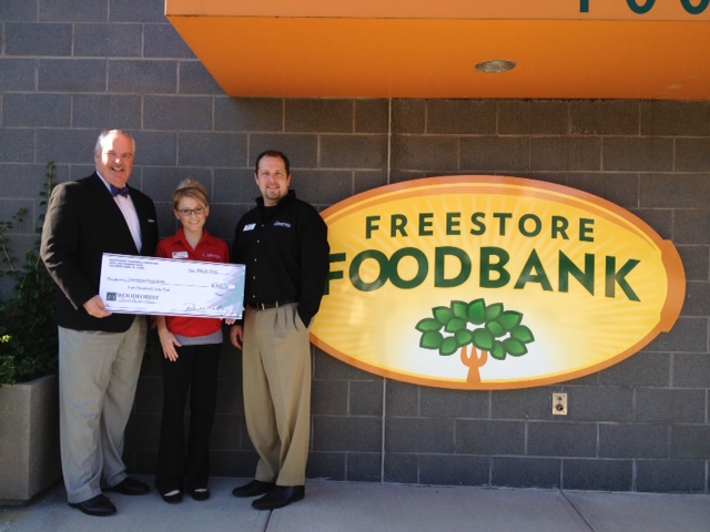 Freestore Food Bank receives $545 donation from Woodforest Charitable Foundation.