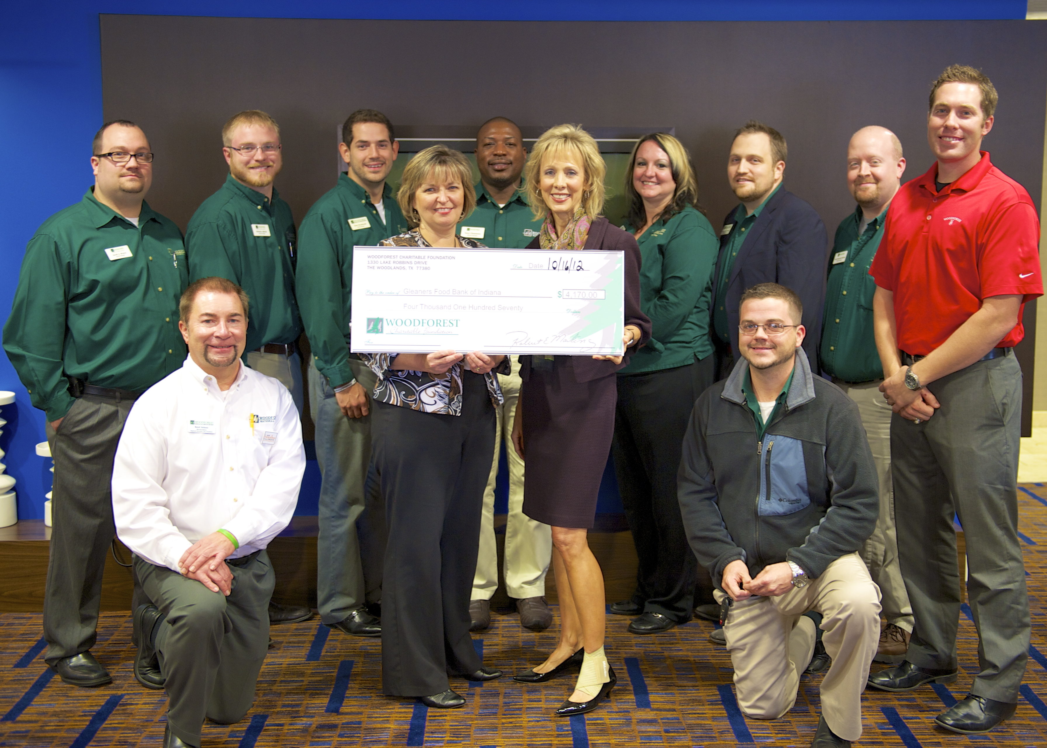 Gleaners Food Bank of Indiana receives $4,170 donation from WCF.