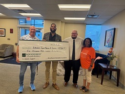 Gleaners Food Bank of Indiana recently received a $5,220.00 donation from WCF.