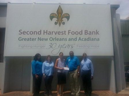 Second Harvest Food Bank of Greater New Orleans and Acadiana receives $2,760 donation from WCF.