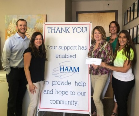 Humble Area Assistance Ministries received a $3,500 donation from WCF.