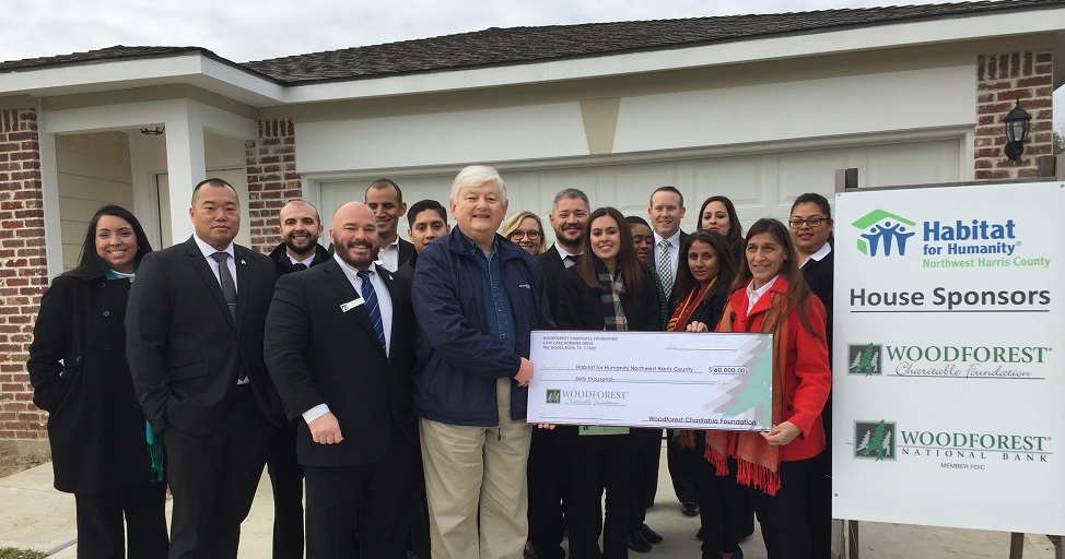 Habitat for Humanity Northwest Harris County received $60,000 from WCF.