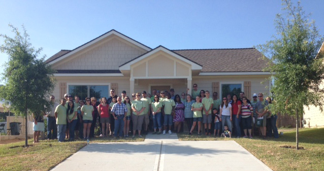 Habitat for Humanity home built in Montgomery County.