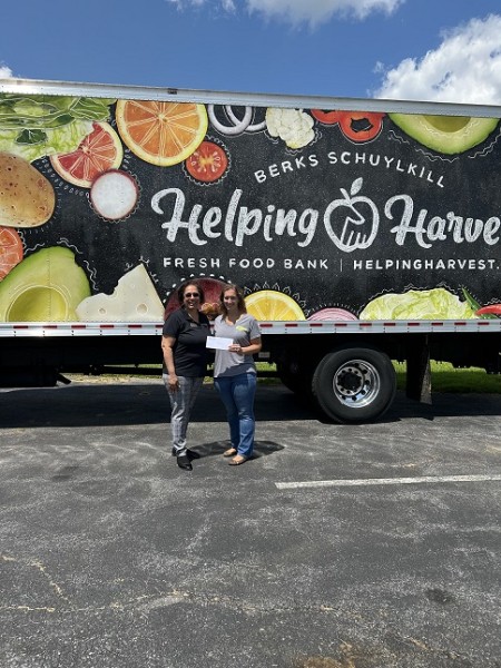 Helping Harvest recently received a $2,530.00 donation from WCF.