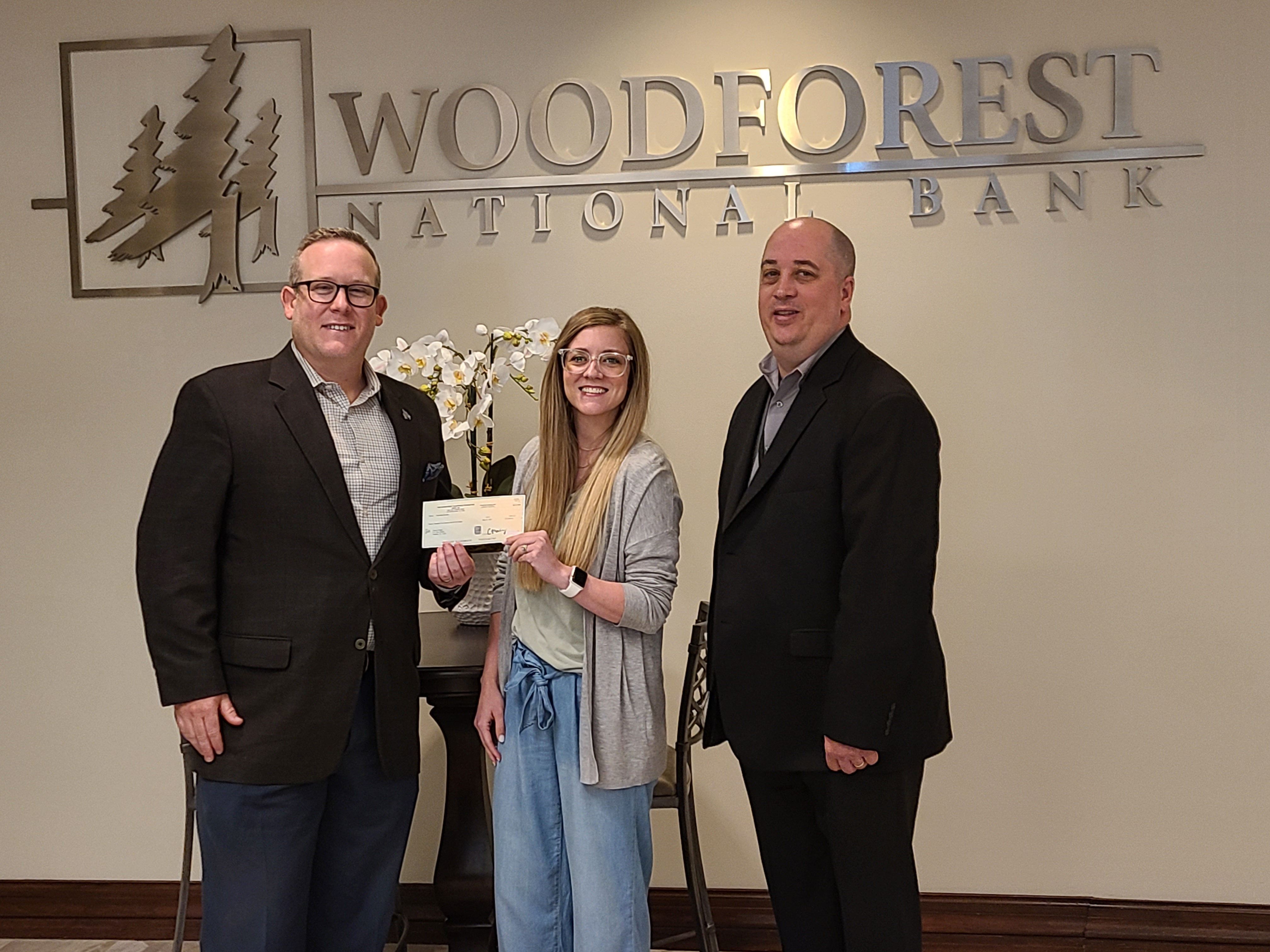 Home of Hope recently received a $12,500.00 donation from The Woodforest Charitable Foundation.