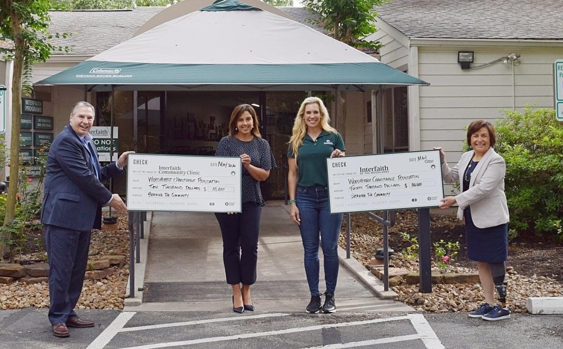 Interfaith The Woodlands recently received a $40,000 donation from WCF.