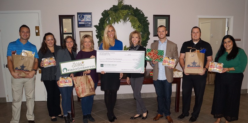 Interfaith of The Woodlands received $27,500 from Woodforest Charitable Foundation