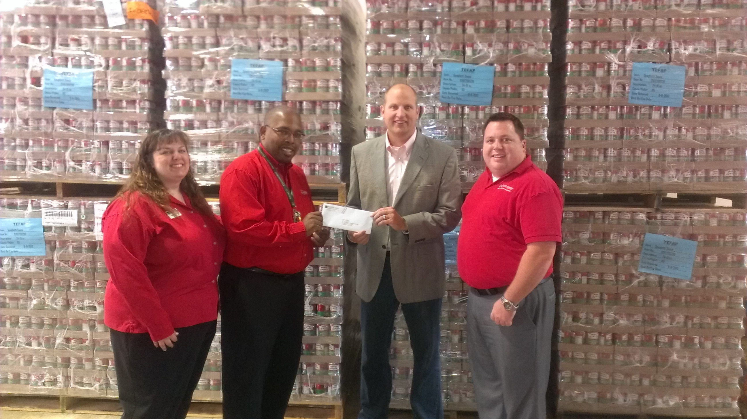 Feeding America - Kentucky’s Heartland receives $4,140 donation from WCF.