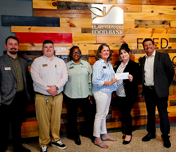 Lowcountry Food Bank recently received a $2,925.00 donation from WCF.