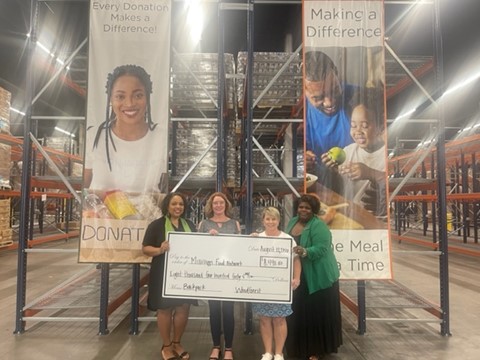 Mississippi Food Network received a $8,440.00 donation from WCF.