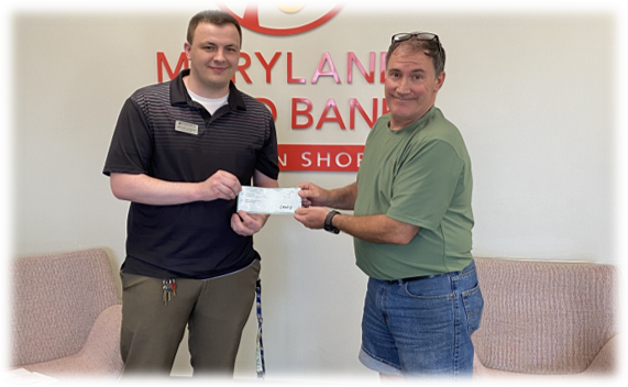 Maryland Food Bank Eastern Shore received a donation from WCF.