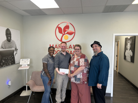 Maryland Food Bank-Eastern Shore recently received a $3,915.00 donation from WCF.