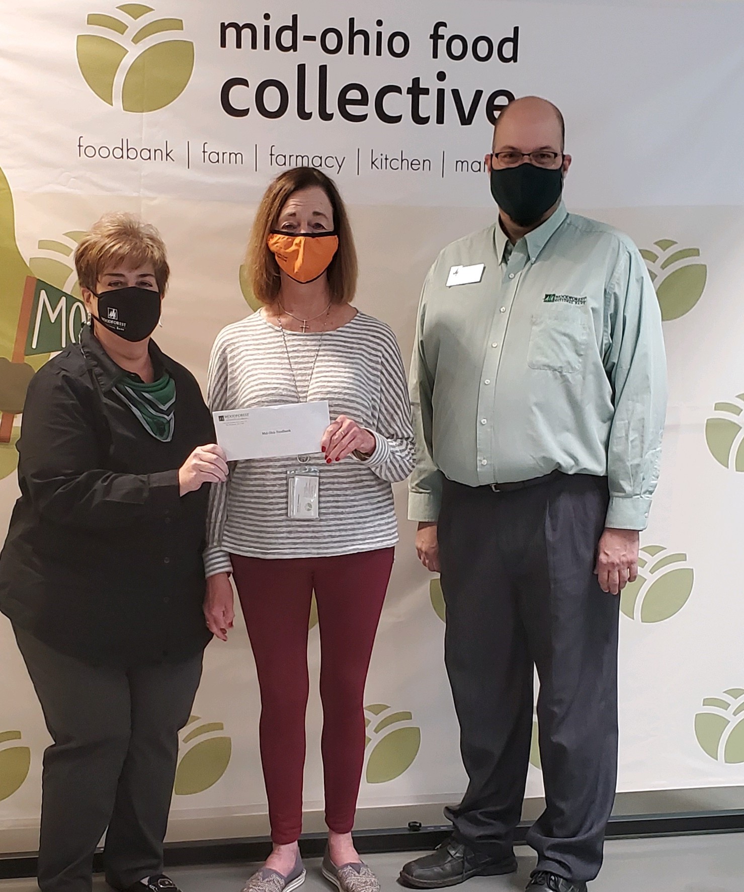 Mid-Ohio Foodbank recently received a $10,350.00 donation from WCF.