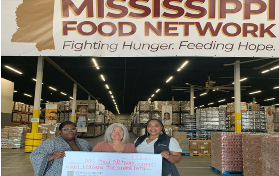 Mississippi Food Network received a donation from WCF.