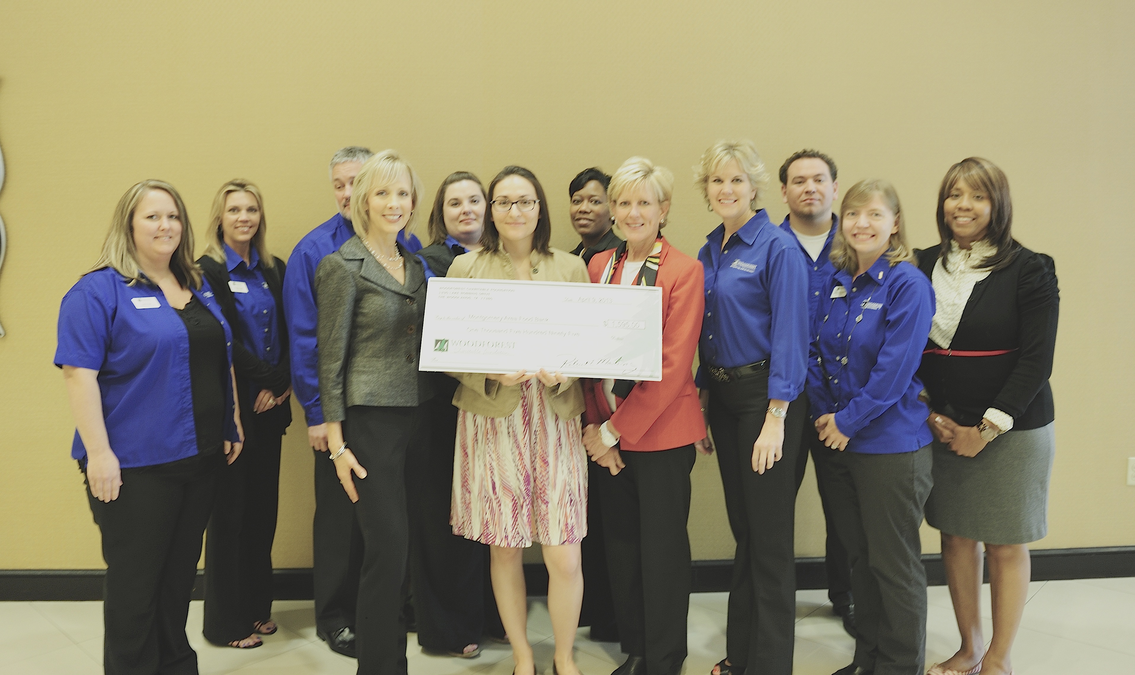 Montogmery Area Food Bank receives $1,595 donation from WCF.