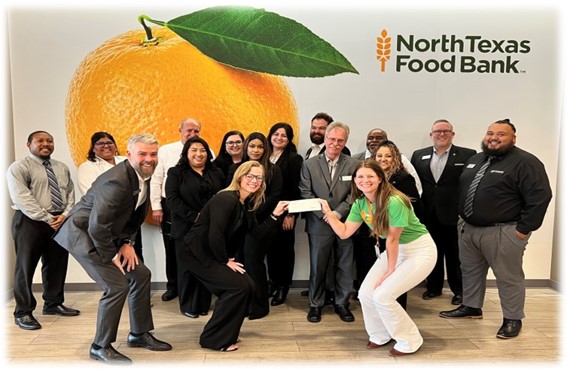North Texas Food bank recently received a $17,760 donation from WCF.