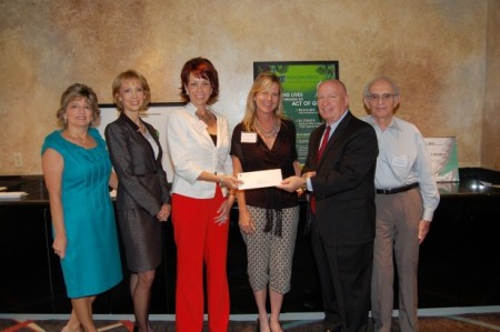 Panther Creek Inspiration Ranch receives $2,500 donation from Woodforest Charitable Foundation.