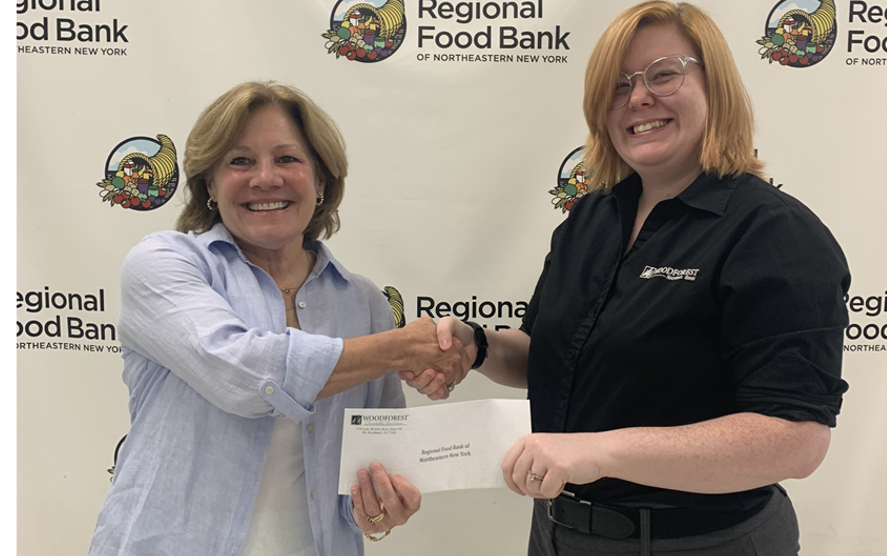 Regional Food Bank of Northeastern New York received a $1,630.00 donation from WCF.