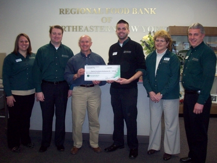Regional Food Bank of Northeastern NY Receives $970 Donation