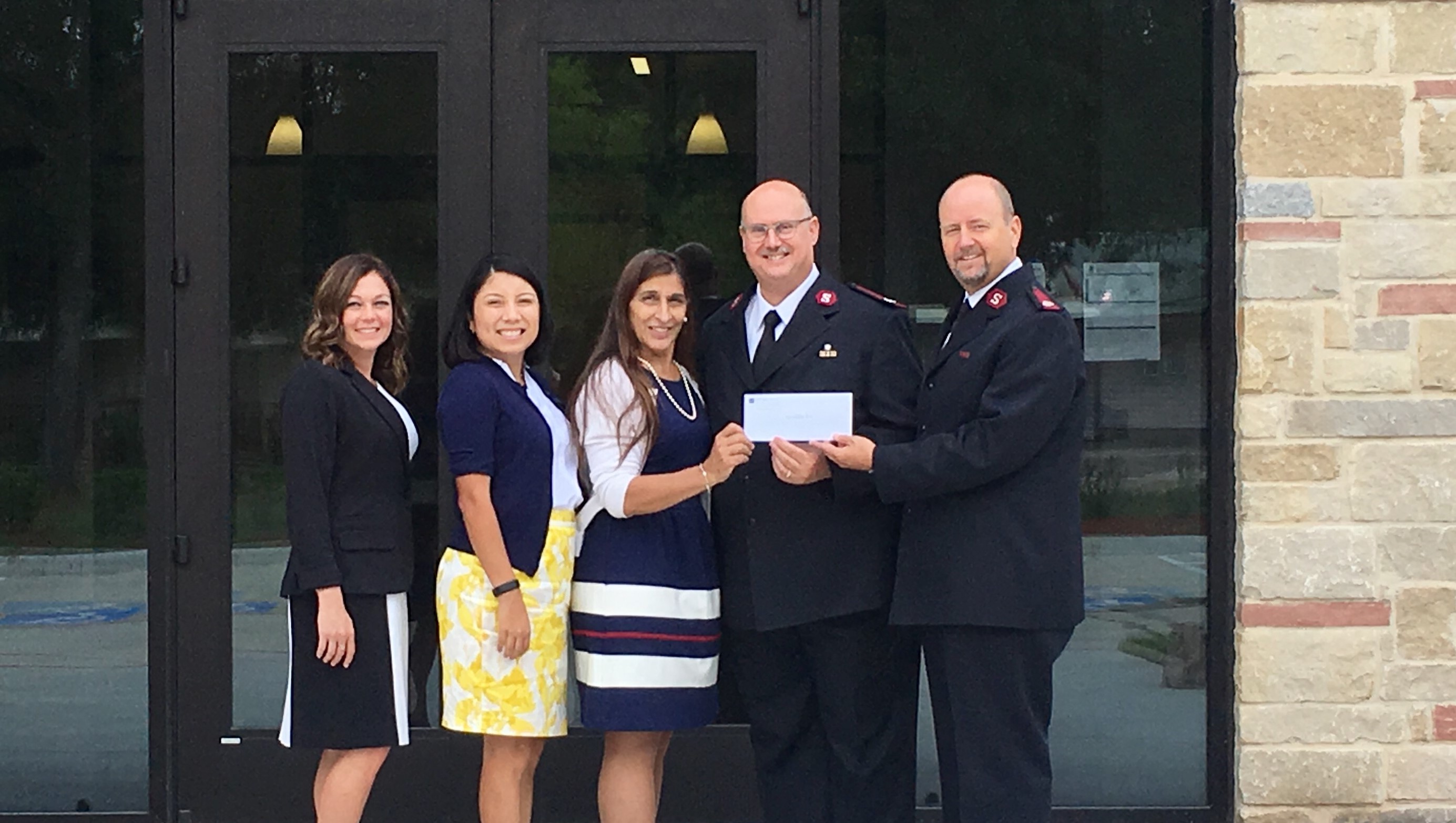 The Salvation Army received $50,000 from Woodforest Charitable Foundation.